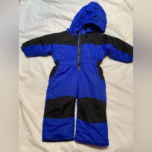 Healthtex Blue and Black Snowsuit